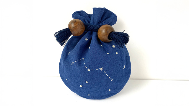 まんまるミニ巾着(星座) Mサイズ